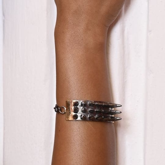 Edgy Elegance: Spike Bracelet