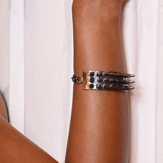 Edgy Elegance: Spike Bracelet