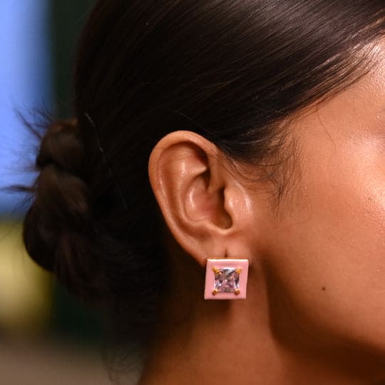 Blushing Petals Earring