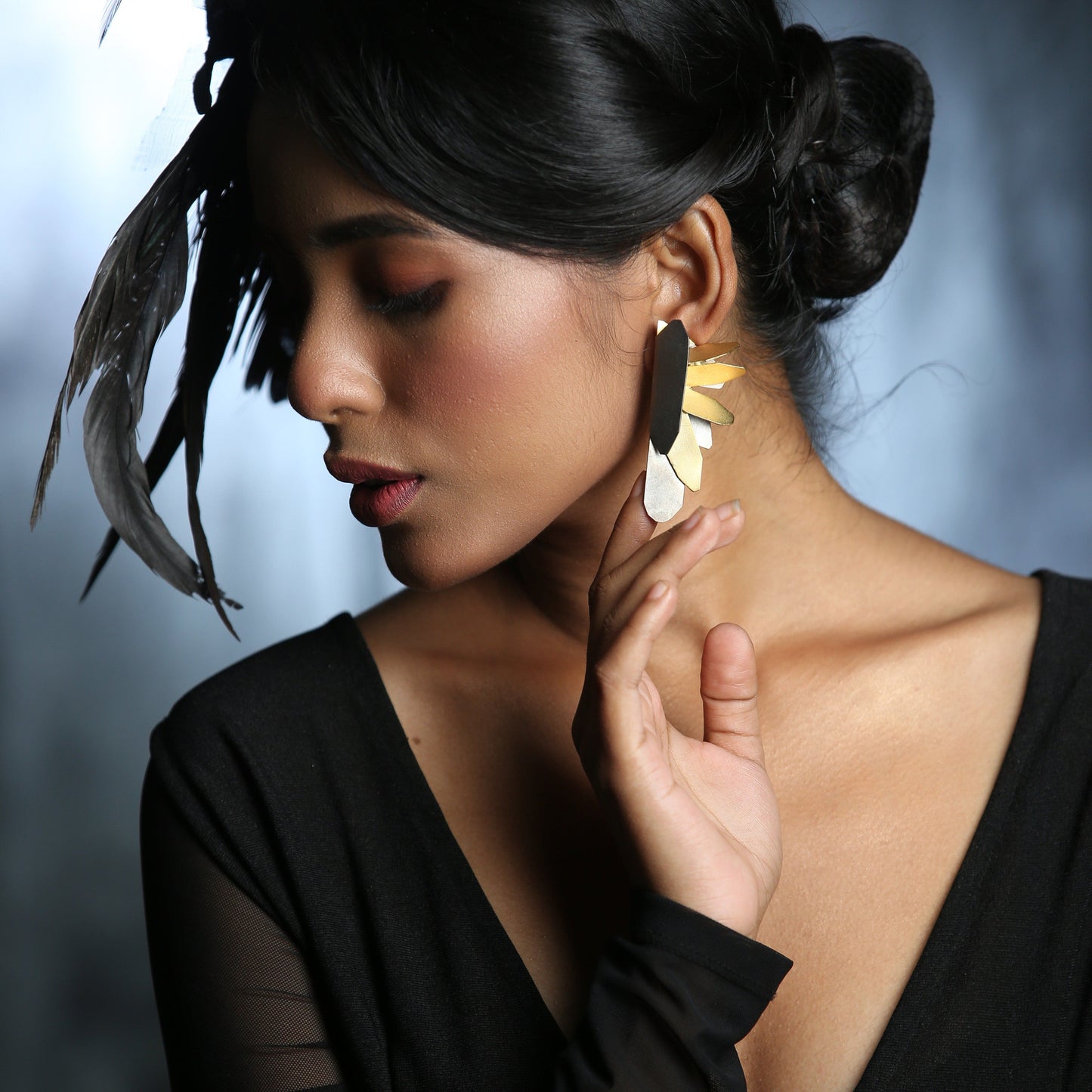 Sunflower Whispers Earring