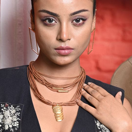 Earth Tones Adorned Necklaces