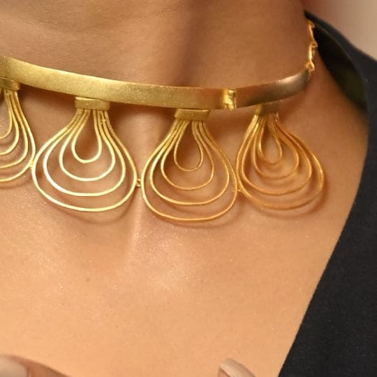 Golden Groove Choker