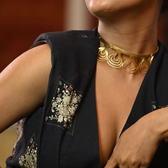 Golden Groove Choker