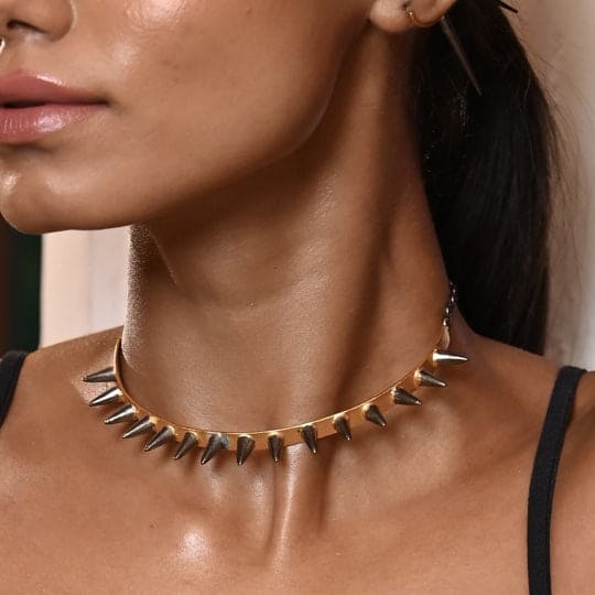 Edgy Elegance Neckpiece