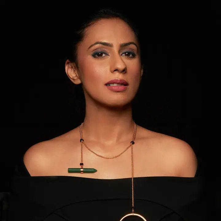 Hanging Green Neckpiece