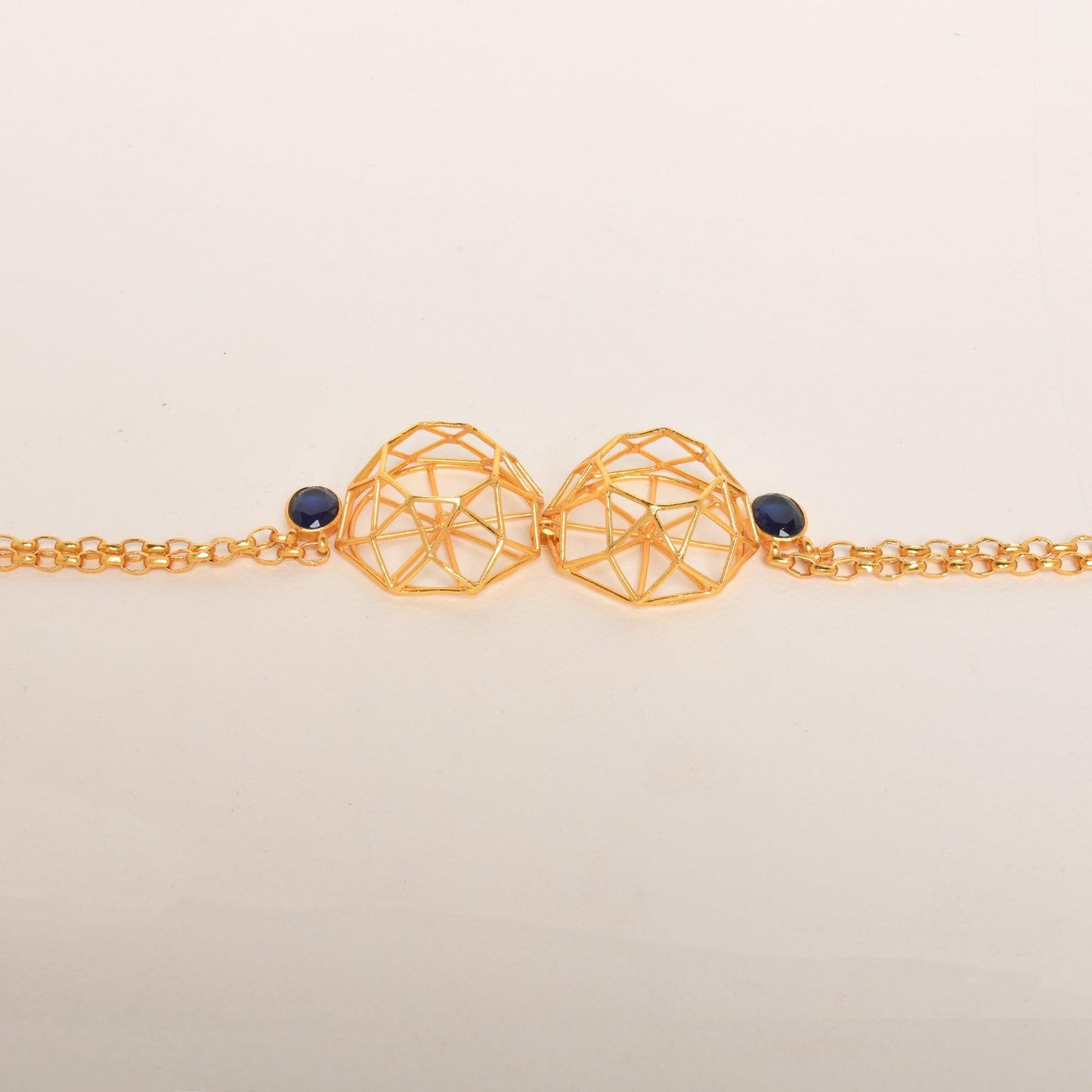 Pharaoh's Gold Pyramid Neckpiece - Zaza by Somya