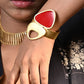 Red admiration bracelet
