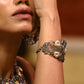 Radiant mesh kundan bracelet