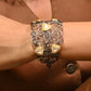 Radiant mesh kundan bracelet