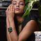 Verdant Verve: Bold Green Bracelet