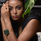 Verdant Verve: Bold Green Bracelet