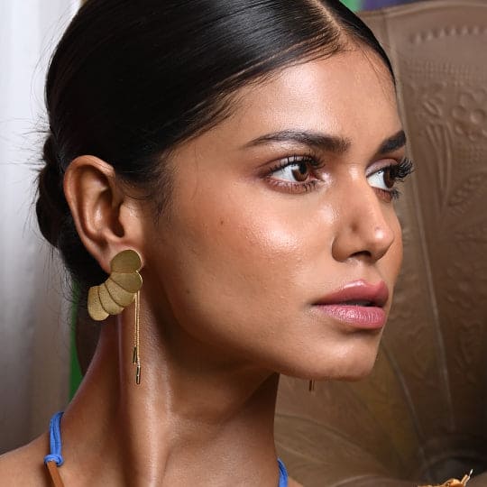 Convertible Charm: Detachable Chain Earring