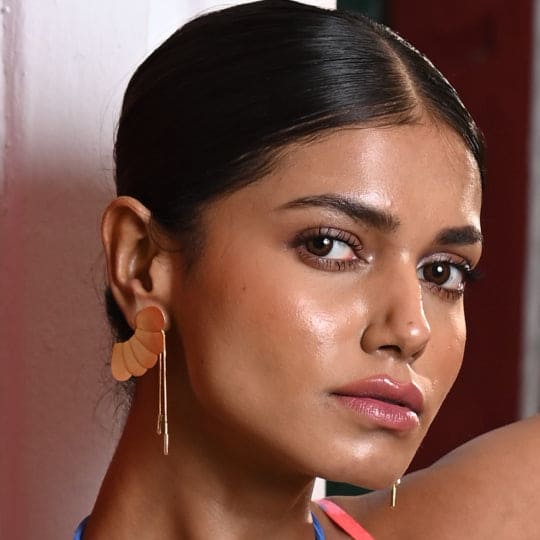 Convertible Charm: Detachable Chain Earring
