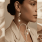 The Serpentine Pearl Climber Earring