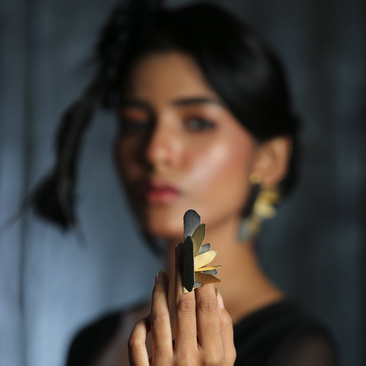 Sunflower Whispers Earring