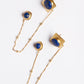 Malachite Core Earring