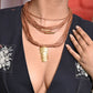 Earth Tones Adorned Necklaces