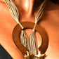 Central Sphere Cord Neckpiece