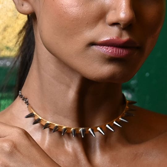 Edgy Elegance Neckpiece