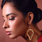 Teardrop Wood Earring