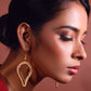 Teardrop Wood Earring