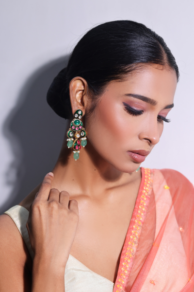 PEACOCK'S PRIDE EARRING