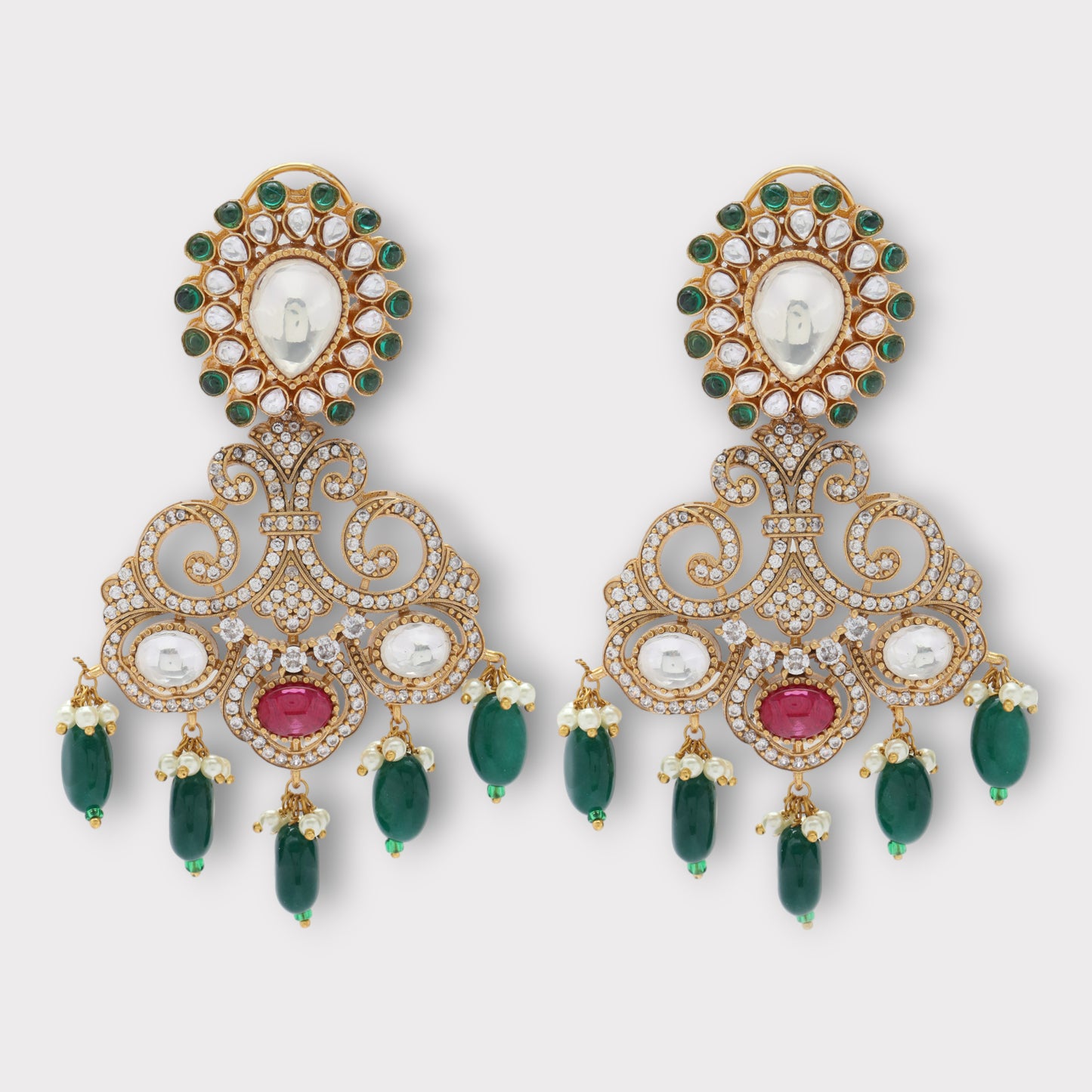 Gulbahar Kundan Earrings