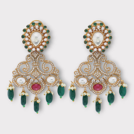 Gulbahar Kundan Earrings