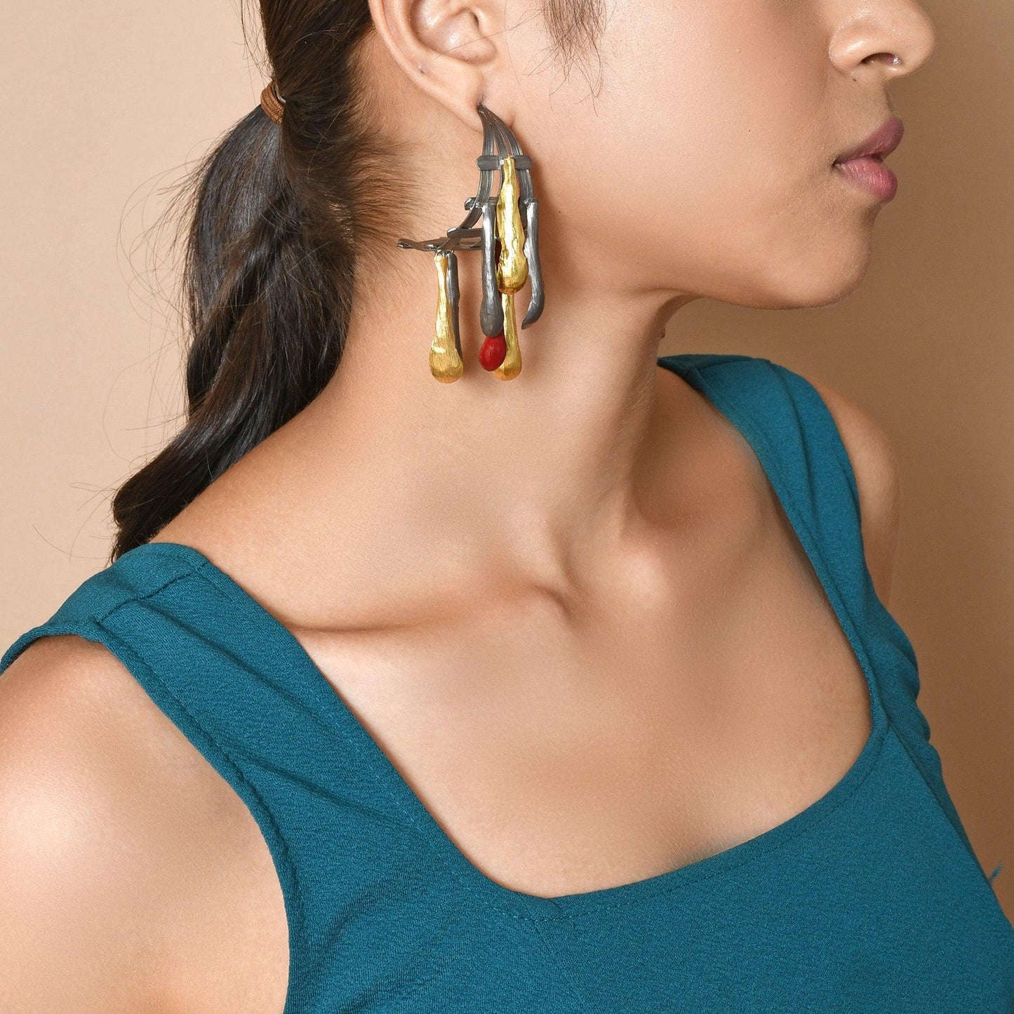 Pop of colour Earring - Zaza by Somya