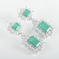 Stellar Green Earrings