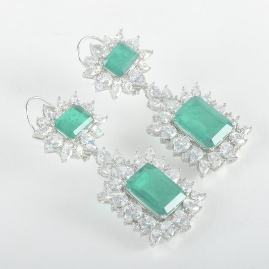 Stellar Green Earrings