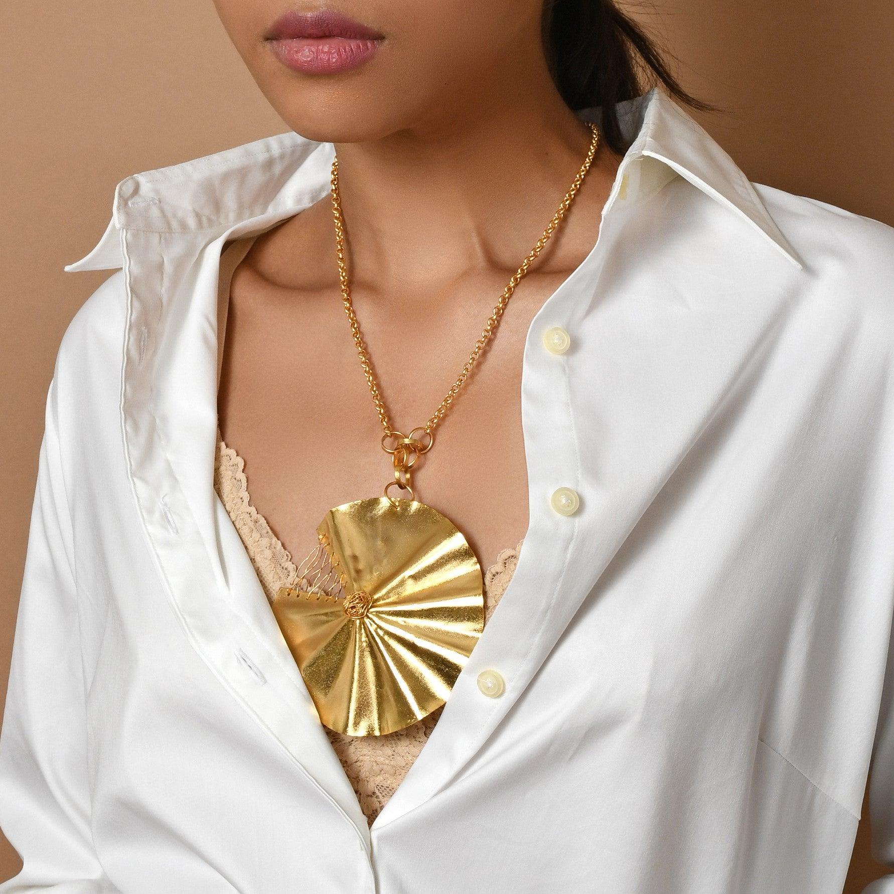 Floral Flourish Necklace - Zaza by Somya